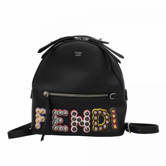 Fendi Backpack/Daypack Leather Multicolor Black Women's P1061513 - Picture 1 of 10